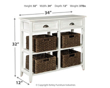 Load image into Gallery viewer, Oslember - Console Sofa Table