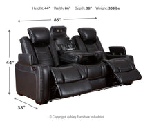 Load image into Gallery viewer, Party - Pwr Rec Sofa With Adj Headrest