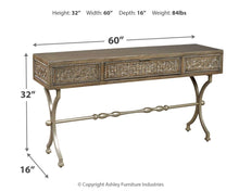 Load image into Gallery viewer, Quinnland - Console Sofa Table