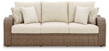 Load image into Gallery viewer, Sandy Bloom Outdoor Sofa with Cushion