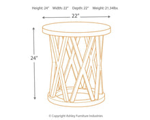 Load image into Gallery viewer, Sharzane - Round End Table