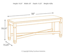 Load image into Gallery viewer, Tyler - Upholstered Bench