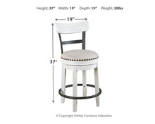 Load image into Gallery viewer, Valebeck - Uph Swivel Barstool (1/cn)