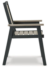 Load image into Gallery viewer, Mount Valley Driftwood/Black Arm Chair (set Of 2)