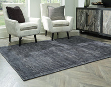 Load image into Gallery viewer, Napier Ivory/Navy 7'8" x 10' Rug
