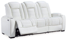 Load image into Gallery viewer, Party Time White Power Reclining Sofa and Loveseat