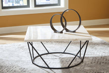 Load image into Gallery viewer, Vancent White/Black Coffee Table