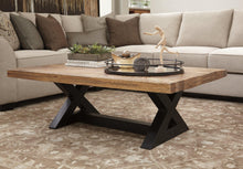 Load image into Gallery viewer, Wesling Light Brown Coffee Table and 2 End Tables