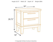 Load image into Gallery viewer, Ralene - Two Drawer Night Stand