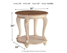 Load image into Gallery viewer, Realyn - Round End Table