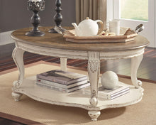 Load image into Gallery viewer, Realyn - Oval Cocktail Table