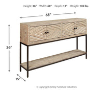 Load image into Gallery viewer, Roanley - Console Sofa Table