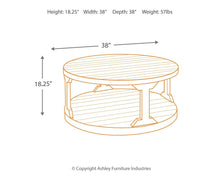 Load image into Gallery viewer, Rogness - Round Cocktail Table