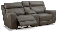 Load image into Gallery viewer, Roman Power Reclining Loveseat with Console
