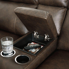 Load image into Gallery viewer, Roman Power Reclining Loveseat with Console