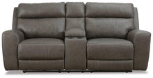 Load image into Gallery viewer, Roman Power Reclining Loveseat with Console