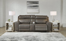 Load image into Gallery viewer, Roman Power Reclining Loveseat with Console