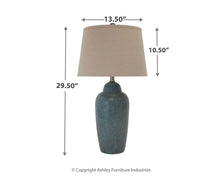 Load image into Gallery viewer, Saher - Ceramic Table Lamp (1/cn)