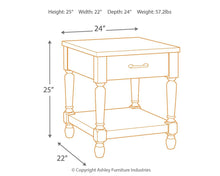 Load image into Gallery viewer, Shawnalore - Rectangular End Table
