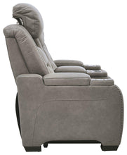 Load image into Gallery viewer, The Man-den - Pwr Rec Loveseat/con/adj Hdrst