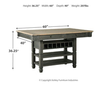 Load image into Gallery viewer, Tyler - Rect Dining Room Counter Table
