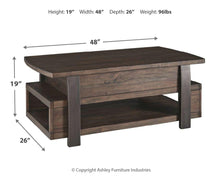 Load image into Gallery viewer, Vailbry - Lift Top Cocktail Table
