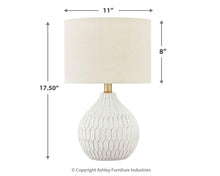 Load image into Gallery viewer, Wardmont - Ceramic Table Lamp (1/cn)