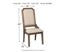 Load image into Gallery viewer, Wyndahl - Dining Uph Side Chair (2/cn) - Framed Back