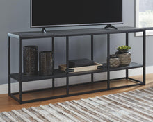 Load image into Gallery viewer, Yarlow - Extra Large Tv Stand - Goldtone Metal Base
