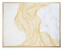 Load image into Gallery viewer, Richburgh White/Gold Finish Wall Art