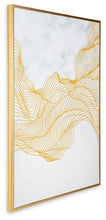 Load image into Gallery viewer, Richburgh White/Gold Finish Wall Art