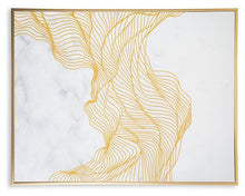 Load image into Gallery viewer, Richburgh White/Gold Finish Wall Art