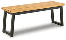 Load image into Gallery viewer, Town Wood Brown/Black Outdoor Dining Table Set (Set of 3)