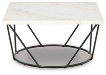 Load image into Gallery viewer, Vancent White/Black Coffee Table