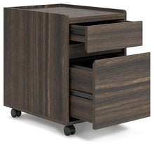 Load image into Gallery viewer, Zendex Dark Brown File Cabinet