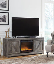 Load image into Gallery viewer, Wynnlow 63" TV Stand with Electric Fireplace