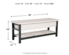 Load image into Gallery viewer, Rhyson - Storage Bench