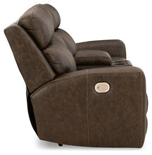 Load image into Gallery viewer, Roman Power Reclining Loveseat with Console