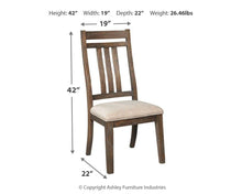 Load image into Gallery viewer, Wyndahl - Dining Uph Side Chair (2/cn) - Framed Back