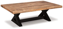 Load image into Gallery viewer, Wesling Light Brown Coffee Table and 2 End Tables