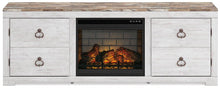 Load image into Gallery viewer, Willowton 72" TV Stand with Electric Fireplace