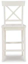 Load image into Gallery viewer, Stuven White Counter Height Bar Stool
