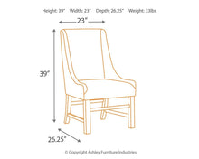 Load image into Gallery viewer, Sommerford - Dining Uph Arm Chair (2/cn)