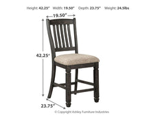 Load image into Gallery viewer, Tyler - Upholstered Barstool (2/cn)