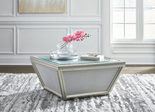 Load image into Gallery viewer, Traleena Silver Finish Coffee Table