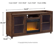 Load image into Gallery viewer, Starmore 70" TV Stand with Electric Fireplace