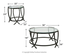 Load image into Gallery viewer, Tarrin - Occasional Table Set (3/cn)