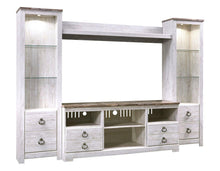 Load image into Gallery viewer, Willowton - 4 Pc. - Entertainment Center - 64" Tv Stand With Fireplace Option