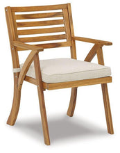 Load image into Gallery viewer, Vallerie Brown Outdoor Chairs with Table Set (Set of 3)