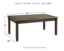 Load image into Gallery viewer, Tyler - Rectangular Dining Room Table